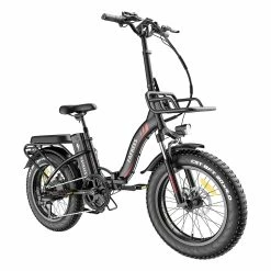 FAFREES F20 Max Electric Bike 20*4.0 Inch Fat Tire 500W Brushless Motor 25Km/h Max Speed Folding Frame E-bike With Removable 48V 18Ah Lithium Battery 140KM Max Range 150KG Load Dual Disc Brakes Shimano 7 Speed Gear - Black 8 FAFREES F20 Max Electric Bike 20*4.0 Inch Fat Tire 500W Brushless Motor 25Km/h Max Speed Folding Frame E-bike With Removable 48V 18Ah Lithium Battery 140KM Max Range 150KG Load Dual Disc Brakes Shimano 7 Speed Gear - Black -Zhengbu Shop FAFREES F20 Max Electric Bike 20 Inch Folding Frame E bike Black 518265 2