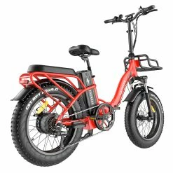 FAFREES F20 Max Electric Bike 20*4.0 Inch Fat Tire 500W Brushless Motor 25Km/h Max Speed Folding Frame E-bike With Removable 48V 18Ah Lithium Battery 140KM Max Range 150KG Load Dual Disc Brakes Shimano 7 Speed Gear - Red 9 FAFREES F20 Max Electric Bike 20*4.0 Inch Fat Tire 500W Brushless Motor 25Km/h Max Speed Folding Frame E-bike With Removable 48V 18Ah Lithium Battery 140KM Max Range 150KG Load Dual Disc Brakes Shimano 7 Speed Gear - Red -Zhengbu Shop FAFREES F20 Max Electric Bike 20 Inch Folding Frame E bike Red 518267 4
