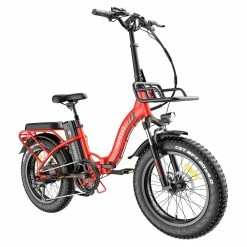 FAFREES F20 Max Electric Bike 20*4.0 Inch Fat Tire 500W Brushless Motor 25Km/h Speed Removable 48V 22.5Ah Lithium Battery Front & Rear Disc Brakes Shimano 7-Speed Gear 150KG Max Speed Folding E-bike With Footrest - Red 7 FAFREES F20 Max Electric Bike 20*4.0 Inch Fat Tire 500W Brushless Motor 25Km/h Speed Removable 48V 22.5Ah Lithium Battery Front & Rear Disc Brakes Shimano 7-Speed Gear 150KG Max Speed Folding E-bike With Footrest - Red -Zhengbu Shop FAFREES F20 Max Electric Bike 20 Inch Folding Frame E bike Red 519278 2
