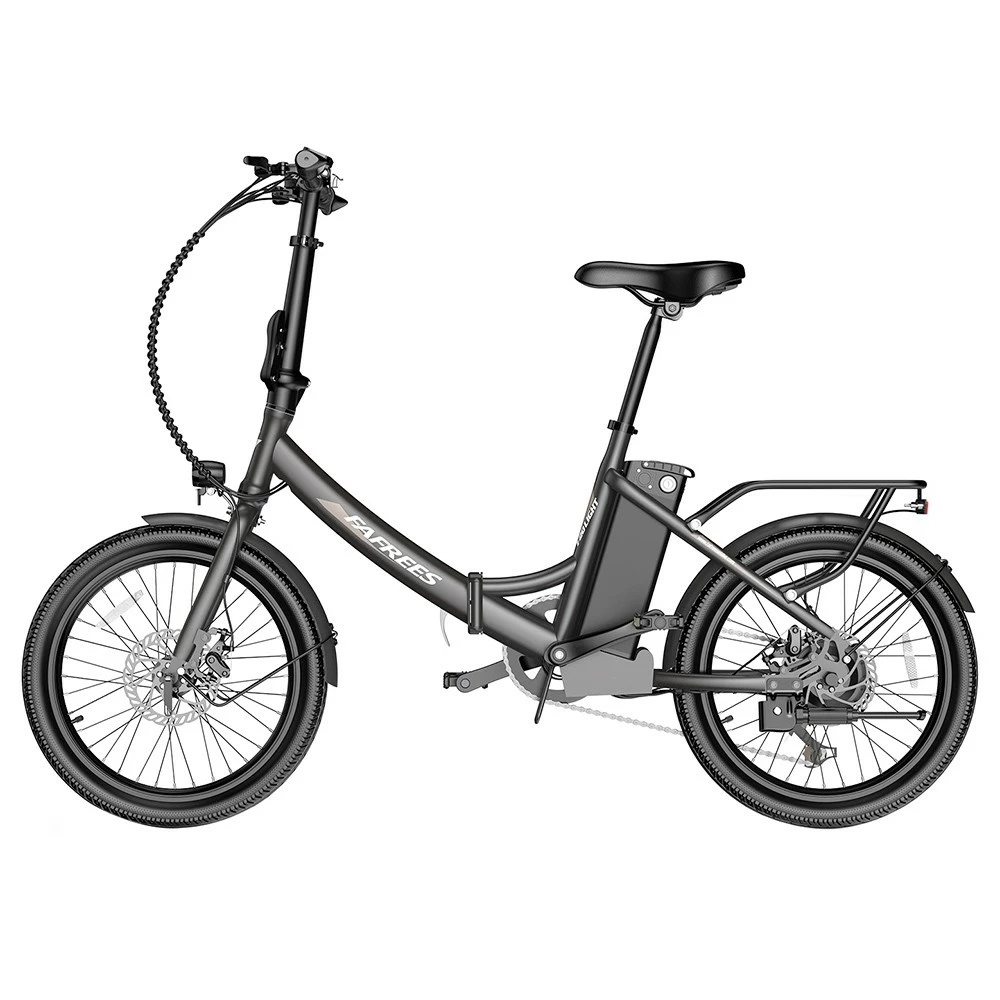 FAFREES F20 Light Folding City E-bike 20*1.95 Inch Tire 36V 250W Motor 25Km/h Max Speed 14.5Ah Battery Shimano 7-Speed Gear IPX4 Waterproof - Black 3 FAFREES F20 Light Folding City E-bike 20*1.95 Inch Tire 36V 250W Motor 25Km/h Max Speed 14.5Ah Battery Shimano 7-Speed Gear IPX4 Waterproof - Black - Image 3