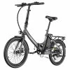 FAFREES F20 Light Folding City E-bike 20*1.95 Inch Tire 36V 250W Motor 25Km/h Max Speed 14.5Ah Battery Shimano 7-Speed Gear IPX4 Waterproof - Black