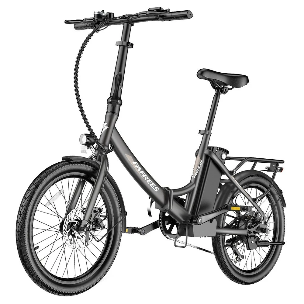 FAFREES F20 Light Folding City E-bike 20*1.95 Inch Tire 36V 250W Motor 25Km/h Max Speed 14.5Ah Battery Shimano 7-Speed Gear IPX4 Waterproof - Black 1 FAFREES F20 Light Folding City E-bike 20*1.95 Inch Tire 36V 250W Motor 25Km/h Max Speed 14.5Ah Battery Shimano 7-Speed Gear IPX4 Waterproof - Black