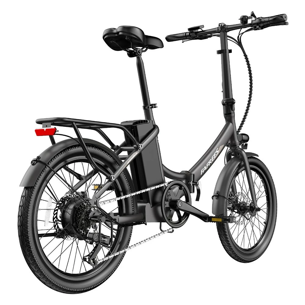 FAFREES F20 Light Folding City E-bike 20*1.95 Inch Tire 36V 250W Motor 25Km/h Max Speed 14.5Ah Battery Shimano 7-Speed Gear IPX4 Waterproof - Black 5 FAFREES F20 Light Folding City E-bike 20*1.95 Inch Tire 36V 250W Motor 25Km/h Max Speed 14.5Ah Battery Shimano 7-Speed Gear IPX4 Waterproof - Black - Image 5