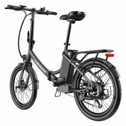 FAFREES F20 Light Folding City E-bike 20*1.95 Inch Tire 36V 250W Motor 25Km/h Max Speed 14.5Ah Battery Shimano 7-Speed Gear IPX4 Waterproof - Black 11 FAFREES F20 Light Folding City E-bike 20*1.95 Inch Tire 36V 250W Motor 25Km/h Max Speed 14.5Ah Battery Shimano 7-Speed Gear IPX4 Waterproof - Black -Zhengbu Shop FAFREES FF20 Light Folding City E bike Black 519502 5
