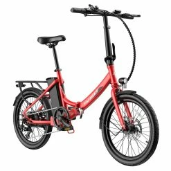 FAFREES F20 Light Folding City E-bike 20*1.95 Inch Tire 36V 250W Motor 25Km/h Max Speed 14.5Ah Battery Shimano 7-Speed Gear IPX4 Waterproof - Red 8 FAFREES F20 Light Folding City E-bike 20*1.95 Inch Tire 36V 250W Motor 25Km/h Max Speed 14.5Ah Battery Shimano 7-Speed Gear IPX4 Waterproof - Red -Zhengbu Shop FAFREES FF20 Light Folding City E bike Red 519504 2