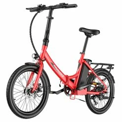 FAFREES F20 Light Folding City E-bike 20*1.95 Inch Tire 36V 250W Motor 25Km/h Max Speed 14.5Ah Battery Shimano 7-Speed Gear IPX4 Waterproof - Red 9 FAFREES F20 Light Folding City E-bike 20*1.95 Inch Tire 36V 250W Motor 25Km/h Max Speed 14.5Ah Battery Shimano 7-Speed Gear IPX4 Waterproof - Red -Zhengbu Shop FAFREES FF20 Light Folding City E bike Red 519504 3