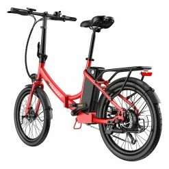 FAFREES F20 Light Folding City E-bike 20*1.95 Inch Tire 36V 250W Motor 25Km/h Max Speed 14.5Ah Battery Shimano 7-Speed Gear IPX4 Waterproof - Red 11 FAFREES F20 Light Folding City E-bike 20*1.95 Inch Tire 36V 250W Motor 25Km/h Max Speed 14.5Ah Battery Shimano 7-Speed Gear IPX4 Waterproof - Red -Zhengbu Shop FAFREES FF20 Light Folding City E bike Red 519504 5