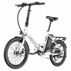 FAFREES F20 Light Folding City E-bike 20*1.95 Inch Tire 36V 250W Motor 25Km/h Max Speed 14.5Ah Battery Shimano 7-Speed Gear IPX4 Waterproof - White 9 FAFREES F20 Light Folding City E-bike 20*1.95 Inch Tire 36V 250W Motor 25Km/h Max Speed 14.5Ah Battery Shimano 7-Speed Gear IPX4 Waterproof - White -Zhengbu Shop FAFREES FF20 Light Folding City E bike White 519505 3