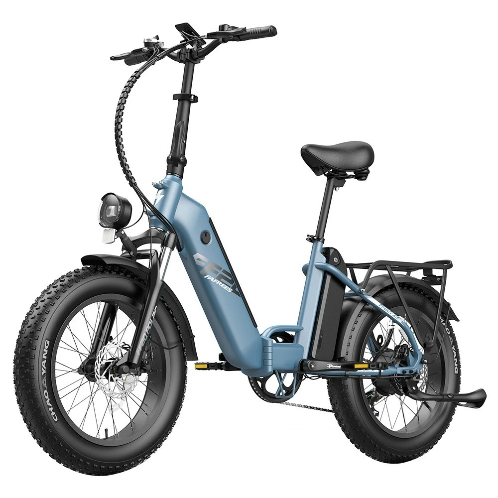 FAFREES FF20 Polar Electric Bike 48V 500W Motor 40Km/h Max Speed Dual 10.4Ah Batteries For 150KM Range 20*4.0 Inch CHAOYANG Fat Tire Double Disc Brakes Shimano 7-Speed Gear LCD Color Display - Blue 1 FAFREES FF20 Polar Electric Bike 48V 500W Motor 40Km/h Max Speed Dual 10.4Ah Batteries For 150KM Range 20*4.0 Inch CHAOYANG Fat Tire Double Disc Brakes Shimano 7-Speed Gear LCD Color Display - Blue