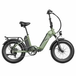 Alternative view of FAFREES FF20 Polar Electric Bike 48V 500W Motor 40Km/h Max Speed Dual 10.4Ah Batteries For 150KM Range 20*4.0 Inch CHAOYANG Fat Tire Double Disc Brakes Shimano 7-Speed Gear LCD Color Display - Green