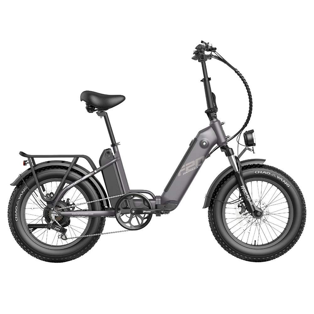FAFREES FF20 Polar Electric Bike 48V 500W Motor 40Km/h Max Speed Dual 10.4Ah Batteries For 150KM Range 20*4.0 Inch CHAOYANG Fat Tire Double Disc Brakes Shimano 7-Speed Gear LCD Color Display - Grey 2 FAFREES FF20 Polar Electric Bike 48V 500W Motor 40Km/h Max Speed Dual 10.4Ah Batteries For 150KM Range 20*4.0 Inch CHAOYANG Fat Tire Double Disc Brakes Shimano 7-Speed Gear LCD Color Display - Grey - Image 2