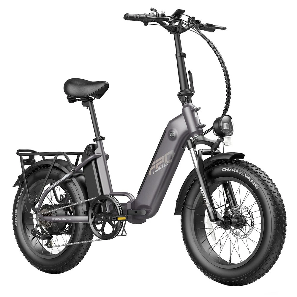 FAFREES FF20 Polar Electric Bike 48V 500W Motor 40Km/h Max Speed Dual 10.4Ah Batteries For 150KM Range 20*4.0 Inch CHAOYANG Fat Tire Double Disc Brakes Shimano 7-Speed Gear LCD Color Display - Grey 4 FAFREES FF20 Polar Electric Bike 48V 500W Motor 40Km/h Max Speed Dual 10.4Ah Batteries For 150KM Range 20*4.0 Inch CHAOYANG Fat Tire Double Disc Brakes Shimano 7-Speed Gear LCD Color Display - Grey - Image 4