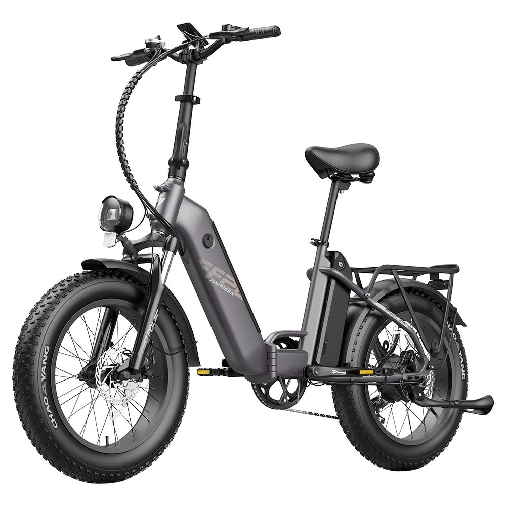 FAFREES FF20 Polar Electric Bike 48V 500W Motor 40Km/h Max Speed Dual 10.4Ah Batteries For 150KM Range 20*4.0 Inch CHAOYANG Fat Tire Double Disc Brakes Shimano 7-Speed Gear LCD Color Display - Grey 1 FAFREES FF20 Polar Electric Bike 48V 500W Motor 40Km/h Max Speed Dual 10.4Ah Batteries For 150KM Range 20*4.0 Inch CHAOYANG Fat Tire Double Disc Brakes Shimano 7-Speed Gear LCD Color Display - Grey