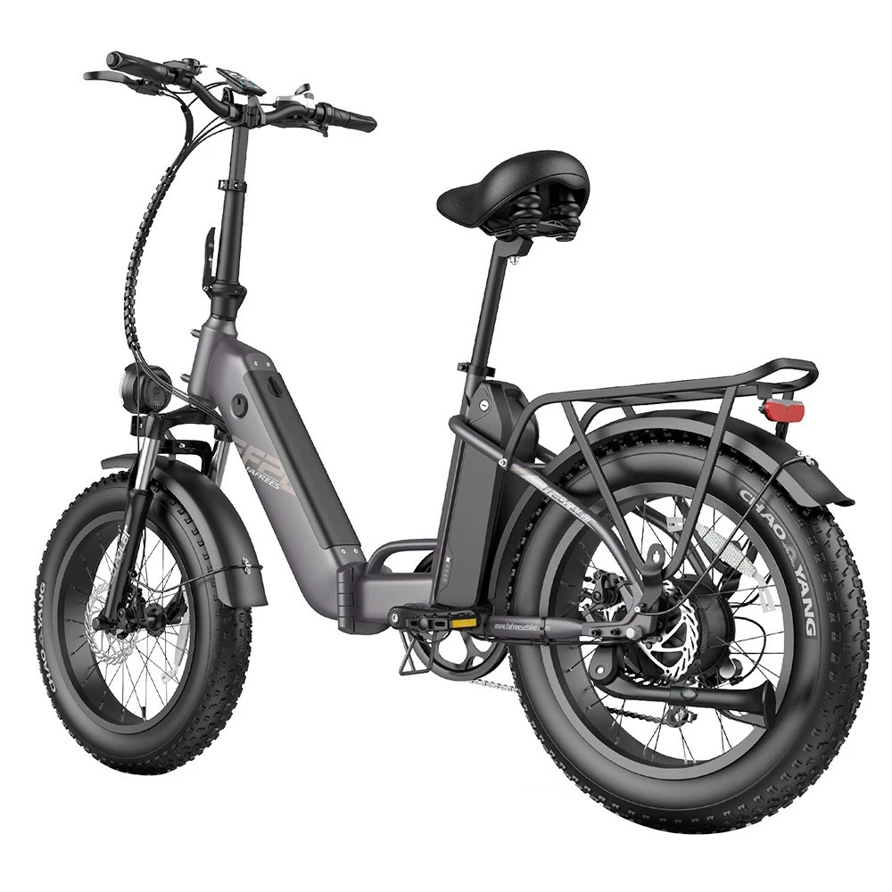 FAFREES FF20 Polar Electric Bike 48V 500W Motor 40Km/h Max Speed Dual 10.4Ah Batteries For 150KM Range 20*4.0 Inch CHAOYANG Fat Tire Double Disc Brakes Shimano 7-Speed Gear LCD Color Display - Grey 6 FAFREES FF20 Polar Electric Bike 48V 500W Motor 40Km/h Max Speed Dual 10.4Ah Batteries For 150KM Range 20*4.0 Inch CHAOYANG Fat Tire Double Disc Brakes Shimano 7-Speed Gear LCD Color Display - Grey - Image 6