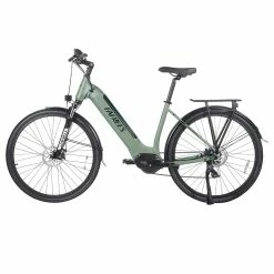 FAFREES FM9 City Electric Bike KENDA 700C*45C Tire 250W Bafang Mid-Drive Motor 25Km/h Max Speed 36V 15Ah Battery 100KM Range SHIMANO 7-Speed TEKTRO Mechanical Disc Brakes - Green -Zhengbu Shop FAFREES FM9 City Electric Bicycle Green 519496 1