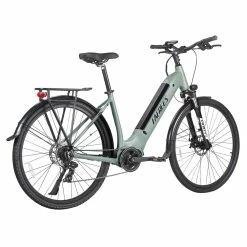 FAFREES FM9 City Electric Bike KENDA 700C*45C Tire 250W Bafang Mid-Drive Motor 25Km/h Max Speed 36V 15Ah Battery 100KM Range SHIMANO 7-Speed TEKTRO Mechanical Disc Brakes - Green -Zhengbu Shop FAFREES FM9 City Electric Bicycle Green 519496 4