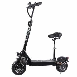 FLJ Scooter FLJ T11 1200W*2 Dual Motors Electric Scooter 10'' Tire 52V LG 30Ah Battery For 90-120km Range With Seat