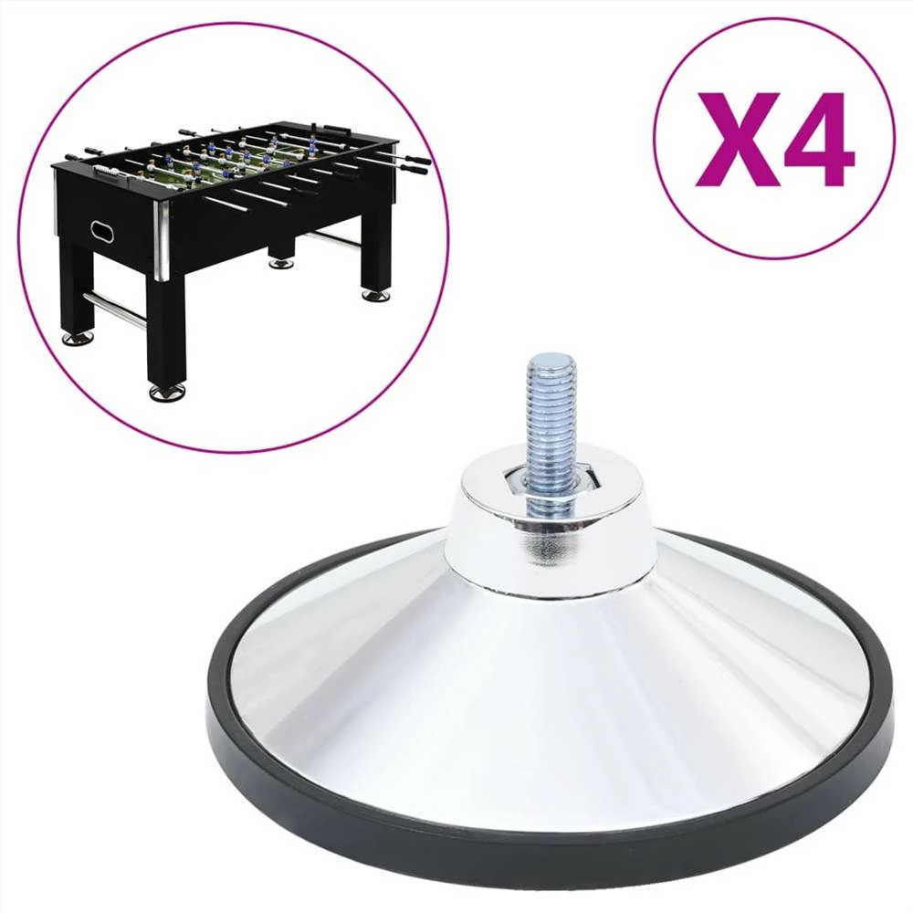 Football Table Feet 4 Pcs Chrome 1 Football Table Feet 4 Pcs Chrome