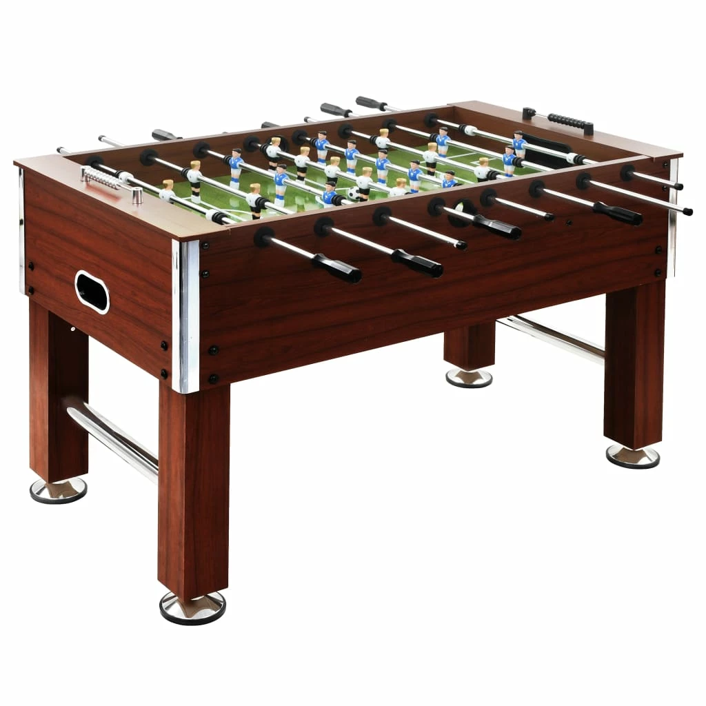 Football Table Steel 60 Kg 140x74.5x87.5 Cm Brown 1 Football Table Steel 60 Kg 140x74.5x87.5 Cm Brown