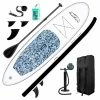 FunWater SUPFR04A CAMOUFLAGE Inflatable Stand Up Paddle Board 10'' Long 30' Wide 6' Thick Blue