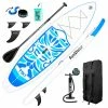FunWater Cruise SUPFW02A Inflatable Stand Up Paddle Board 335x84x15cm Ultra-Light For All Levels With 10L Dry Bag Travel Backpack - Blue