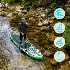 FunWater SUPFW10A HONOR Inflatable Stand Up Paddle Board 10.8'' Long 33' Wide 6' Thick 10 FunWater SUPFW10A HONOR Inflatable Stand Up Paddle Board 10.8'' Long 33' Wide 6' Thick -Zhengbu Shop FunWater HONOR Inflatable Stand Up Paddle Board 507208 4