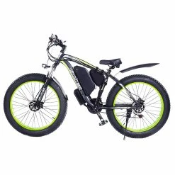 GOGOBEST GF700 26*4.0 Inch Fat Tire Electric Mountain Bike 48V 17.5Ah Battery 2*500W Dual Motor Max Speed 50Km/h 70KM Power-Assisted Range Max Load 200KG IP54 Waterproof Hydraulic Disc Brake MTB Bike 6061 Aluminum Alloy Frame - Black Green 7 GOGOBEST GF700 26*4.0 Inch Fat Tire Electric Mountain Bike 48V 17.5Ah Battery 2*500W Dual Motor Max Speed 50Km/h 70KM Power-Assisted Range Max Load 200KG IP54 Waterproof Hydraulic Disc Brake MTB Bike 6061 Aluminum Alloy Frame - Black Green -Zhengbu Shop GOGOBEST GF700 Electric Mountain Bike 519217 3