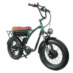 GOGOBEST GF750 Electric Bicycle 1000W*2 Dual Motors 50Km/h Max Speed 48V 17.5Ah Battery 20*4.0 Inch Fat Tire Shimano 7-Speed Gear With USB Phone Charging 200KG Max Load - Army Green 8 GOGOBEST GF750 Electric Bicycle 1000W*2 Dual Motors 50Km/h Max Speed 48V 17.5Ah Battery 20*4.0 Inch Fat Tire Shimano 7-Speed Gear With USB Phone Charging 200KG Max Load - Army Green -Zhengbu Shop GOGOBEST GF750 Electric Bicycle 1000W 2 Dual Motors Army Green 517424 2