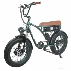GOGOBEST GF750 Electric Bicycle 1000W*2 Dual Motors 50Km/h Max Speed 48V 17.5Ah Battery 20*4.0 Inch Fat Tire Shimano 7-Speed Gear With USB Phone Charging 200KG Max Load - Army Green 9 GOGOBEST GF750 Electric Bicycle 1000W*2 Dual Motors 50Km/h Max Speed 48V 17.5Ah Battery 20*4.0 Inch Fat Tire Shimano 7-Speed Gear With USB Phone Charging 200KG Max Load - Army Green -Zhengbu Shop GOGOBEST GF750 Electric Bicycle 1000W 2 Dual Motors Army Green 517424 3