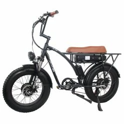 GOGOBEST GF750 Electric Bicycle 1000W*2 Dual Motors 50Km/h Max Speed 48V 17.5Ah Battery 20*4.0 Inch Fat Tire Shimano 7-Speed Gear With USB Phone Charging 200KG Max Load - Black 11 GOGOBEST GF750 Electric Bicycle 1000W*2 Dual Motors 50Km/h Max Speed 48V 17.5Ah Battery 20*4.0 Inch Fat Tire Shimano 7-Speed Gear With USB Phone Charging 200KG Max Load - Black -Zhengbu Shop GOGOBEST GF750 Electric Bicycle 1000W 2 Dual Motors Black 517425 5