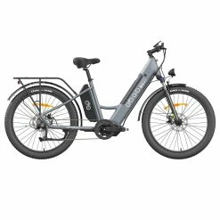GOGOBEST GF850 Electric Bike 48V 500W Motor 32km/h Max Speed 2*10.4Ah Batteries 130km Range Shimano 7 Speed Gear - Grey