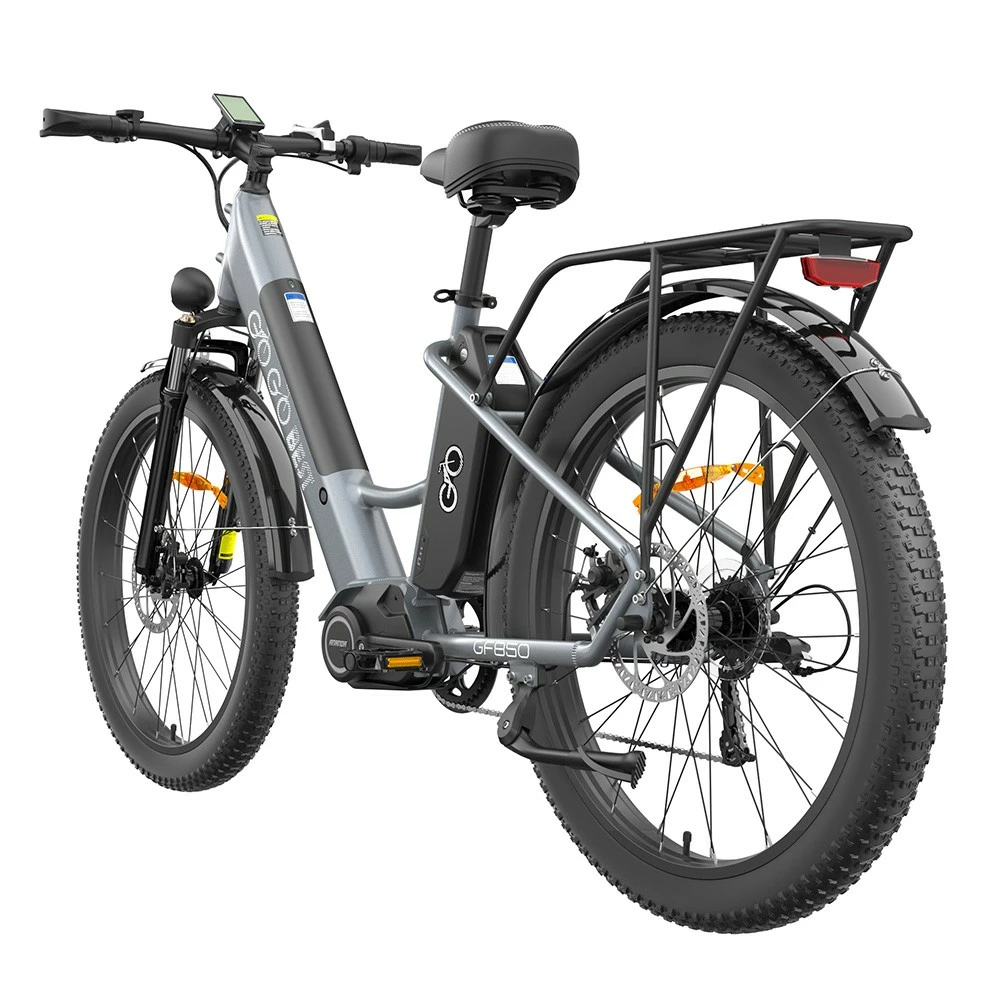 GOGOBEST GF850 Electric Bike 48V 500W Motor 32km/h Max Speed 2*10.4Ah Batteries 130km Range Shimano 7 Speed Gear - Grey 3 GOGOBEST GF850 Electric Bike 48V 500W Motor 32km/h Max Speed 2*10.4Ah Batteries 130km Range Shimano 7 Speed Gear - Grey - Image 3