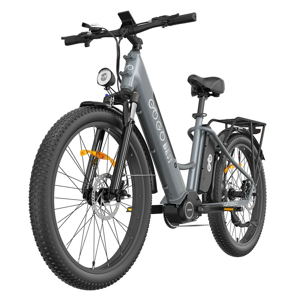 GOGOBEST GF850 Electric Bike 48V 500W Motor 32km/h Max Speed 2*10.4Ah Batteries 130km Range Shimano 7 Speed Gear - Grey 6 GOGOBEST GF850 Electric Bike 48V 500W Motor 32km/h Max Speed 2*10.4Ah Batteries 130km Range Shimano 7 Speed Gear - Grey - Image 6