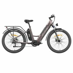 GOGOBEST GF850 Electric Bike 48V 500W Motor 32km/h Max Speed 2*10.4Ah Batteries 130km Range Shimano 7 Speed Gear - Purple