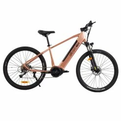 GOGOBEST GM26 Electric Bike 36V 250W Motor 25km/h Max Speed 10Ah Battery 50-60km Range 27.5*2.25'' CST Tires - Gold