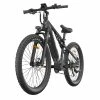 GOGOBEST GM27 Electric Bike 27.5*3.0 Inch Fat Tires 48V 350W Mid Motor 25Km/h Max Speed 10Ah Battery 50KM Max Range Dual Hydraulic Disc Brake - Black