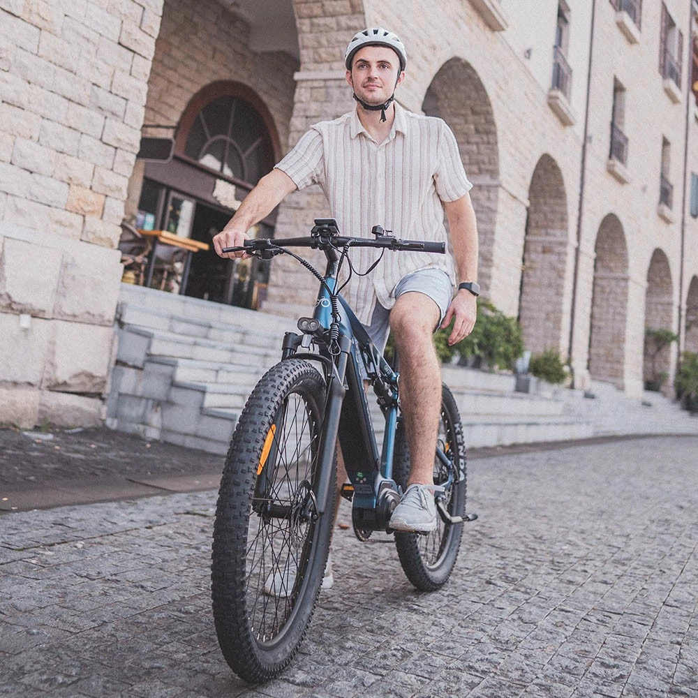 GOGOBEST GM27 Electric Bike 27.5*3.0 Inch Fat Tires 48V 350W Mid Motor 25Km/h Max Speed 10Ah Battery 50KM Max Range Dual Hydraulic Disc Brake - Blue 6 GOGOBEST GM27 Electric Bike 27.5*3.0 Inch Fat Tires 48V 350W Mid Motor 25Km/h Max Speed 10Ah Battery 50KM Max Range Dual Hydraulic Disc Brake - Blue - Image 6