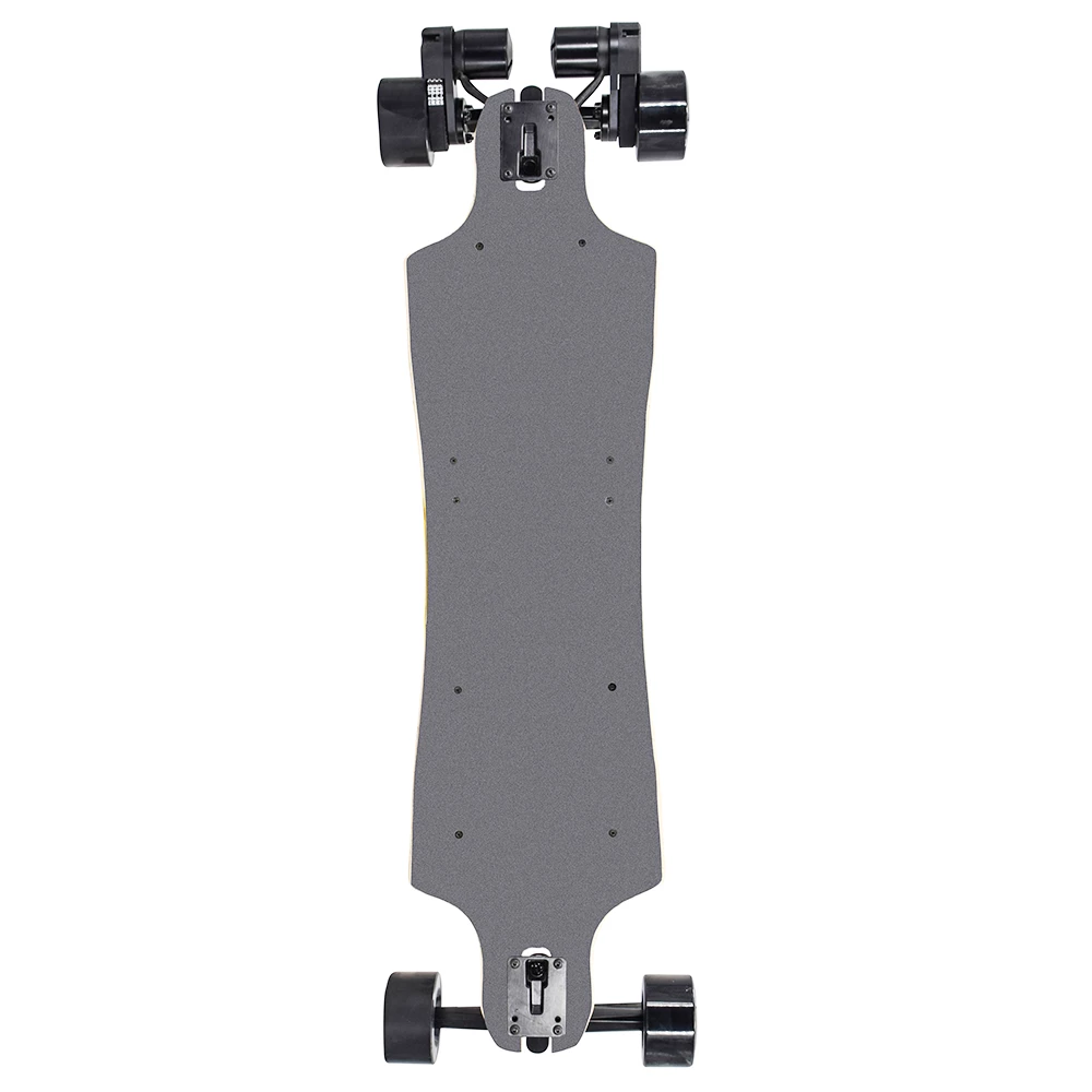 GTS 01 7.5Ah 36V 1200W*2 Dual Motor Electric Skateboard 20km Max Range 120kg Max Load Wireless Remote Control - Black 4 GTS 01 7.5Ah 36V 1200W*2 Dual Motor Electric Skateboard 20km Max Range 120kg Max Load Wireless Remote Control - Black - Image 4