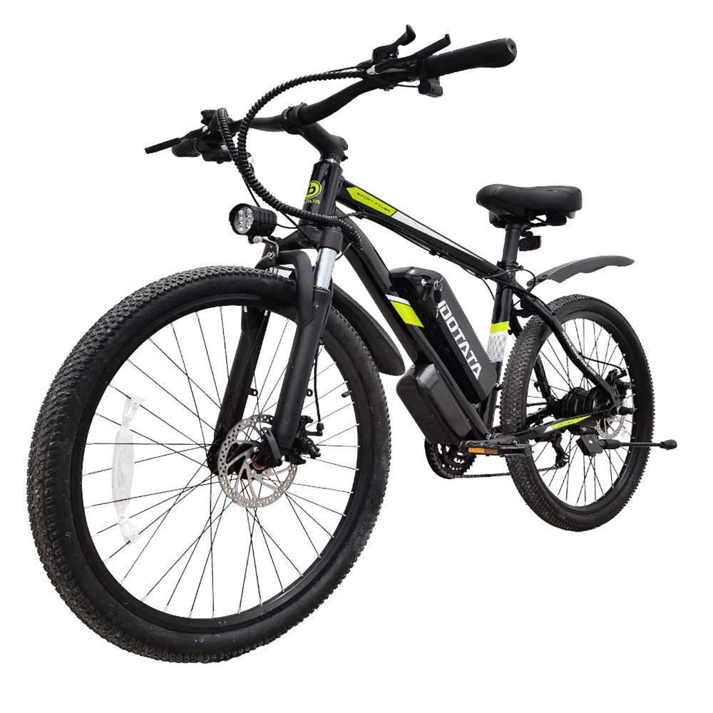 IDOTATA S26-48V Electric Bike 26 Inch Tire 500W Motor 12.8Ah Battery 36Km/h Max Speed, Shimano 21 Speed Gear, 150kg Load - Image 2