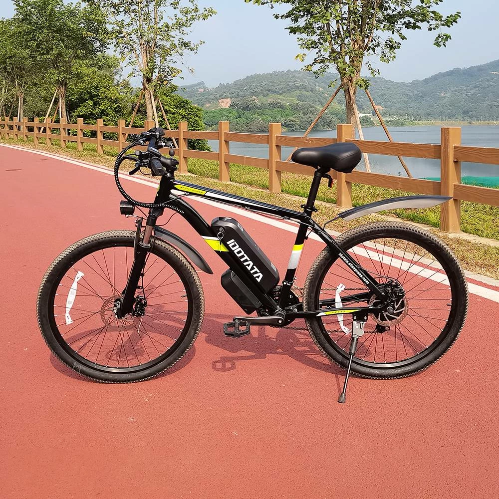 IDOTATA S26-48V Electric Bike 26 Inch Tire 500W Motor 12.8Ah Battery 36Km/h Max Speed, Shimano 21 Speed Gear, 150kg Load - Image 5
