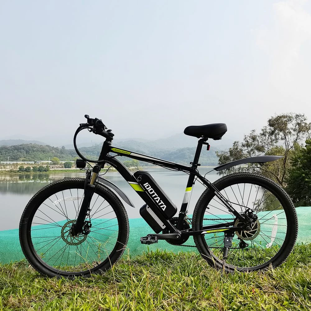 IDOTATA S26-48V Electric Bike 26 Inch Tire 500W Motor 12.8Ah Battery 36Km/h Max Speed, Shimano 21 Speed Gear, 150kg Load - Image 6