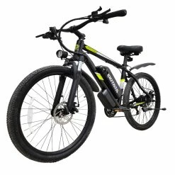 IDOTATA S26-48V Electric Bike 26 Inch Tire 500W Motor 12.8Ah Battery 36Km/h Max Speed, Shimano 21 Speed Gear, 150kg Load