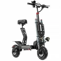 IENYRID ES20 Electric Scooter 11 Inch Off Road Tires 48V 20AH 1200W*2 Dual Motors 55Km/h Top Speed 50-60KM Mileage 150kg Load With Seat