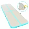 Inflatable Gymnastics Mat With Pump 300x100x10 Cm PVC Green