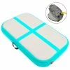Inflatable Gymnastics Mat With Pump 60x100x10 Cm PVC Green