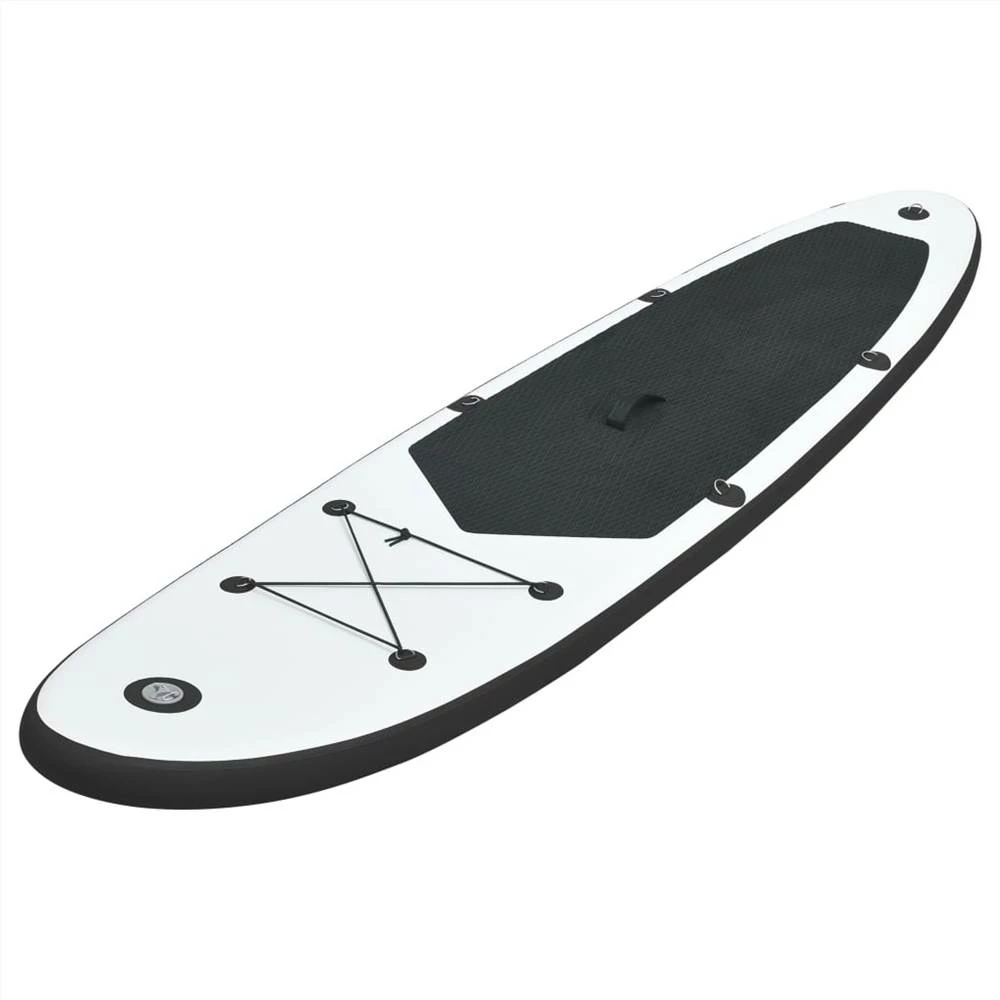 Inflatable Stand Up Paddle Board Set Black And White 2 Inflatable Stand Up Paddle Board Set Black And White - Image 2