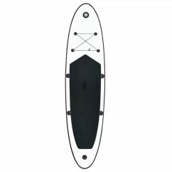 Inflatable Stand Up Paddle Board Set Black And White 8 Inflatable Stand Up Paddle Board Set Black And White -Zhengbu Shop Inflatable Stand Up Paddle Board Set Black and White 456927 2