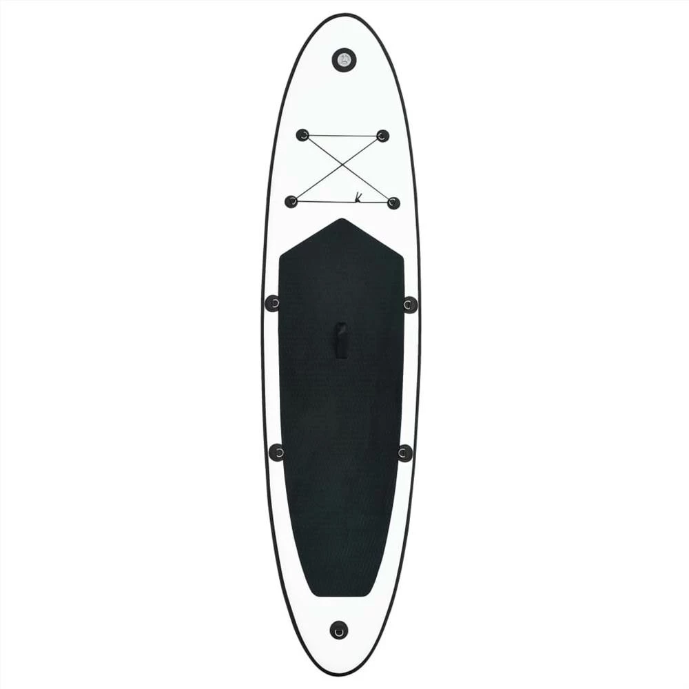 Inflatable Stand Up Paddle Board Set Black And White 3 Inflatable Stand Up Paddle Board Set Black And White - Image 3