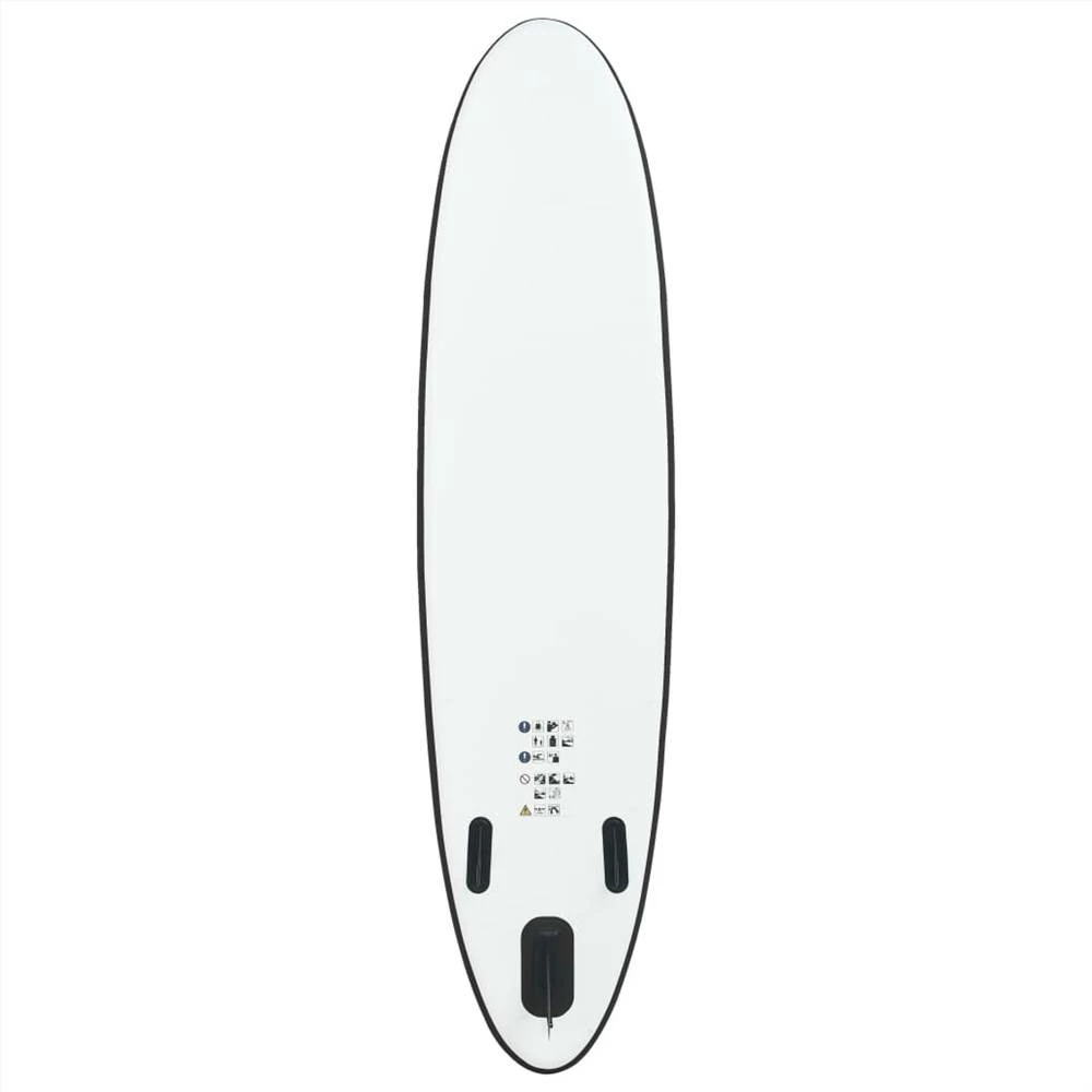 Inflatable Stand Up Paddle Board Set Black And White 4 Inflatable Stand Up Paddle Board Set Black And White - Image 4
