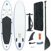 Inflatable Stand Up Paddleboard Set Blue And White